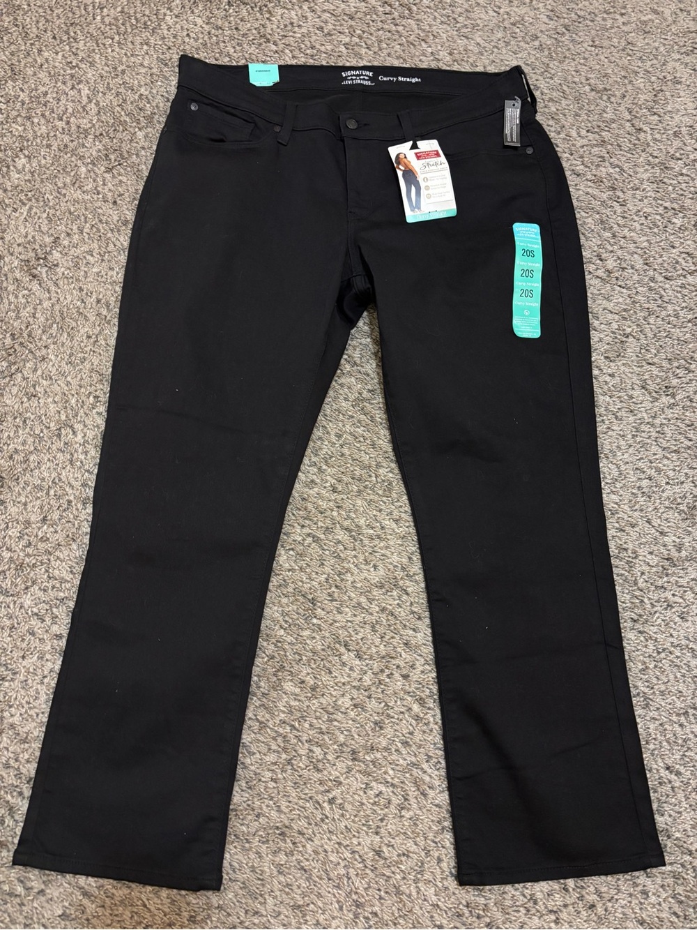 NWT Levi's Black Straight Leg Women's Jeans